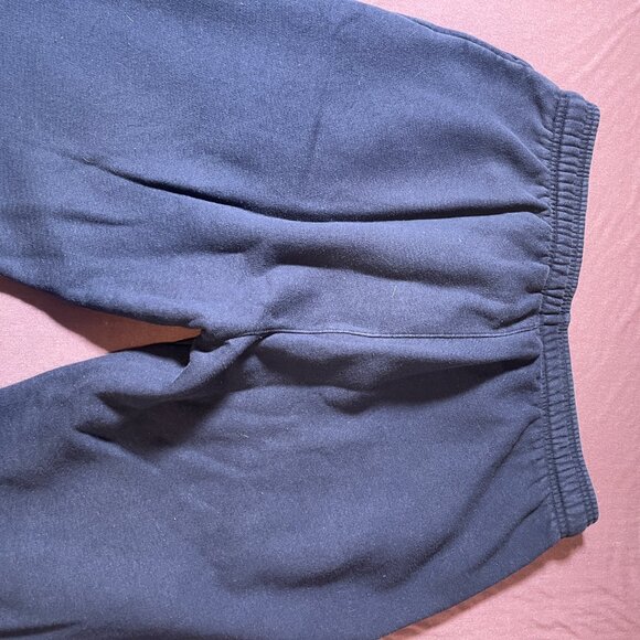 Lacoste Sport Navy Blue thick Cozy Sweatpants pockets drawstrings - Size Medium - Picture 7 of 7
